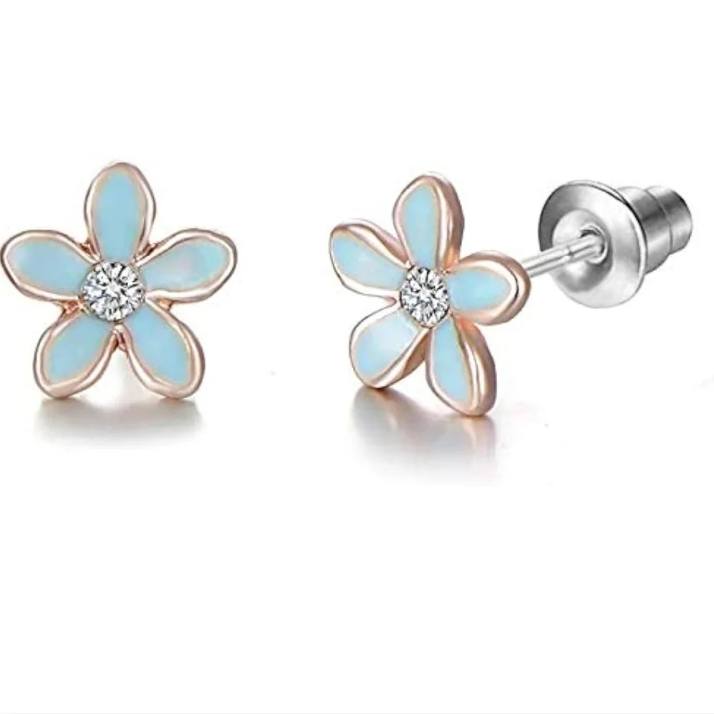 Colorful Kids Stud Earrings Set